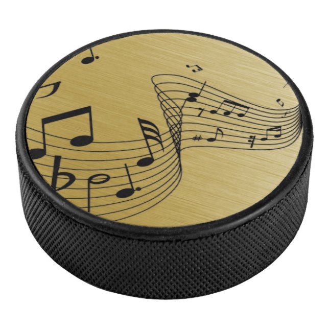 Notes de musique dorées brossées  (3/4/2016 12:00:00 AM)