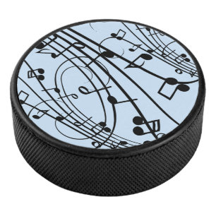 Notes de musique fantaisie Bleu