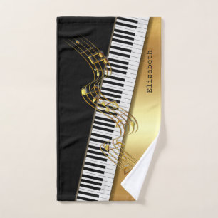 Notes de musique moderne Black Gold, Touches de pi