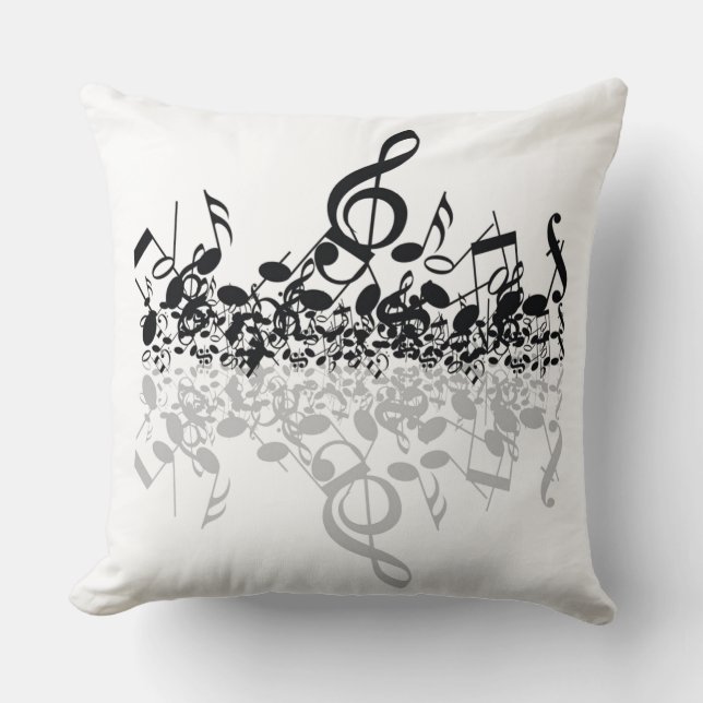 Notes de musique noire, rien que Treble Coussin (Recto)