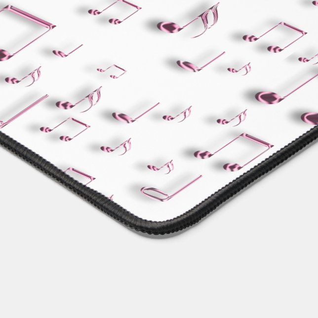 notes de musique rose motif (Coin)