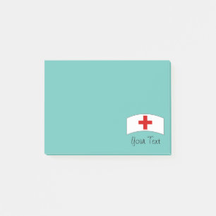 Notes de post-it collantes d'infirmière