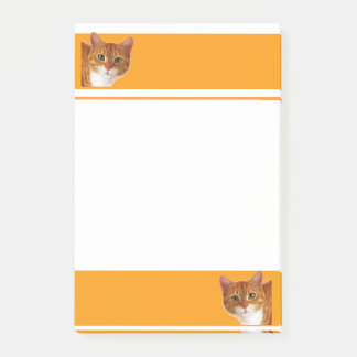 Notes de post-it d'amoureux de les chats
