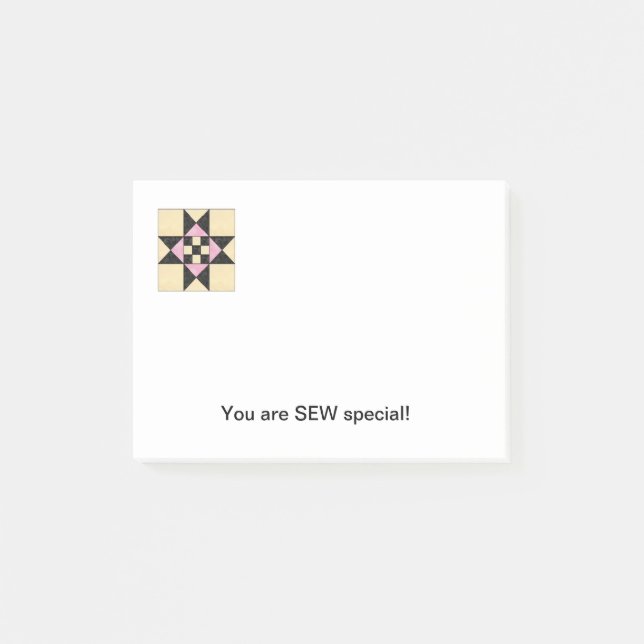 Notes de post-it de bloc d'édredon E (Devant)