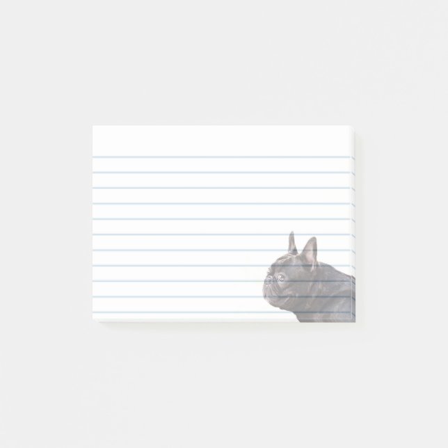 Notes de post-it de bouledogue français (Devant)