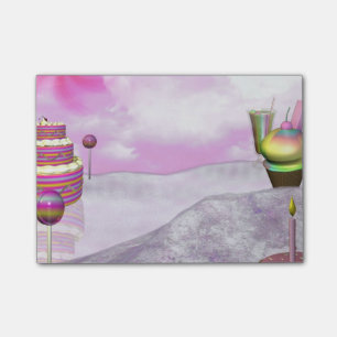 Notes de post-it de Candyland