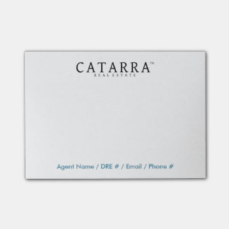 Notes de post-it de Catarra avec l'information de