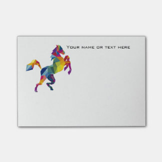 Notes de post-it de cheval