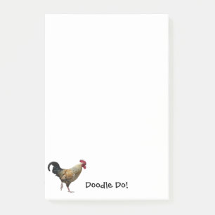 Notes de post-it de coq