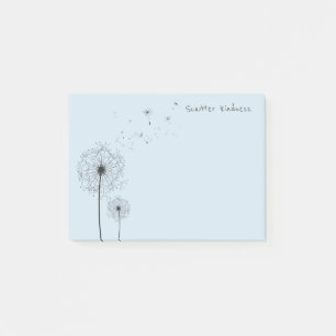 Notes de post-it de gentillesse de dispersion
