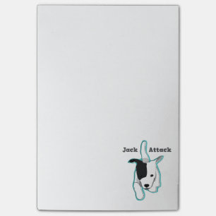 Notes de post-it de Jack Russell Terrier