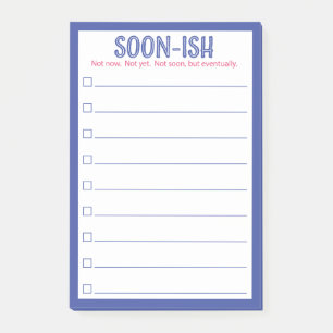 Notes de post-it de la liste des tâches de fin de