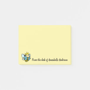 Notes de post-it de la reine mignonne