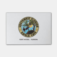 Notes de post-it de Logo'ed de came de SWFL Eagle