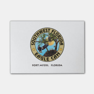 Notes de post-it de Logo'ed de came de SWFL Eagle