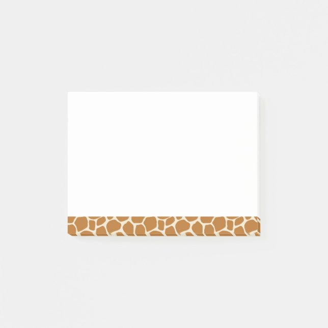 Notes de post-it de motif de girafe (Devant)