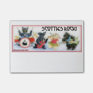 Notes de post-it de roche de Scotties