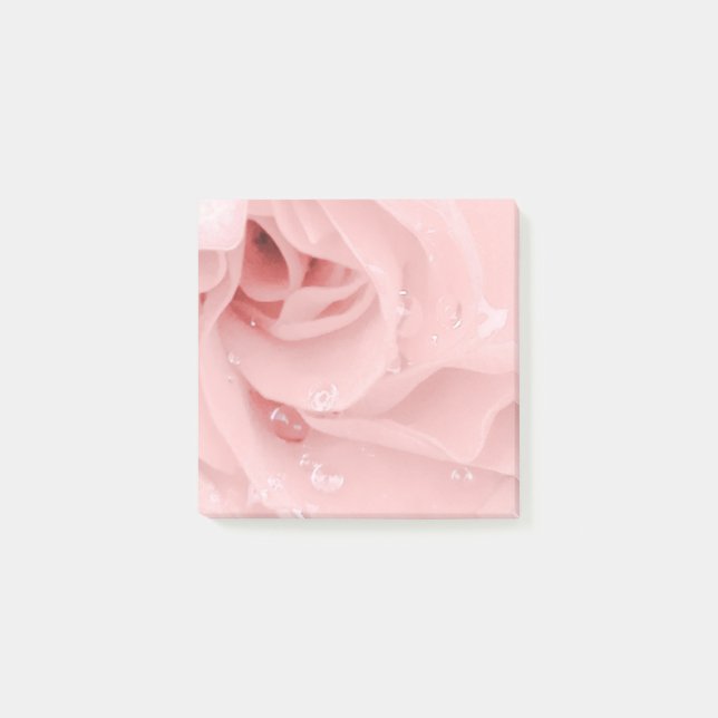 Notes de post-it de rose de rose (Devant)