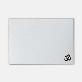 Notes de post-it de symbole de l'OM