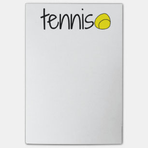 Notes de post-it de tennis