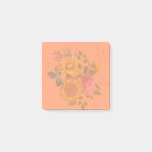 Notes de post-it des journées tournesol