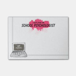 Notes de post-it d'ordinateur portable de