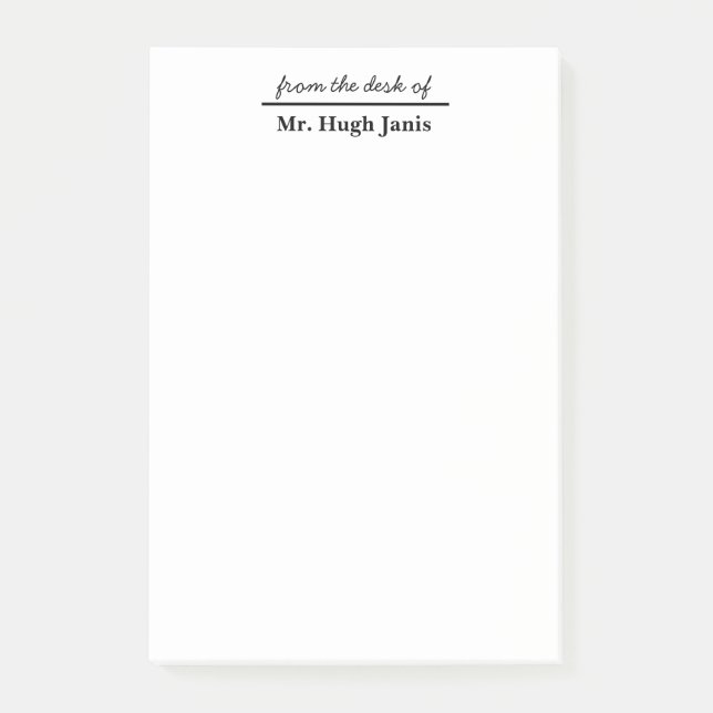 Notes de post-it drôles/bloc-notes (Devant)