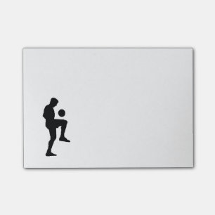Notes de post-it du football