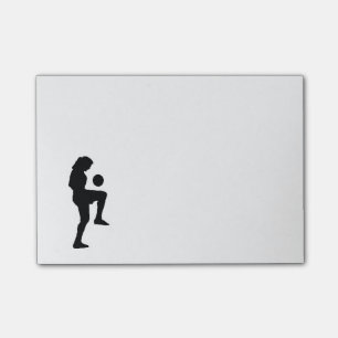 Notes de post-it du football