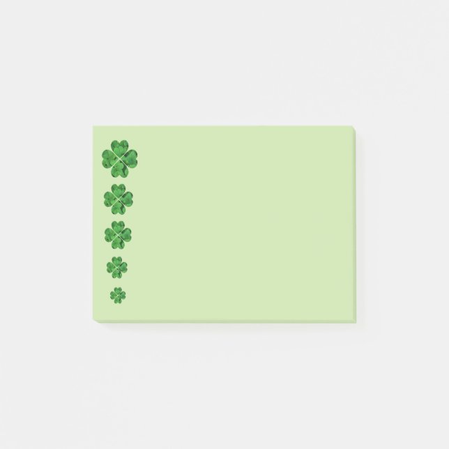 Notes de post-it du jour de St Patrick vert de (Devant)