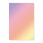 Notes de post-it en pastel d'arc-en-ciel