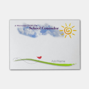Notes de post-it faites sur commande de conseiller