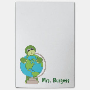 Notes de post-it mignonnes de professeur de bande