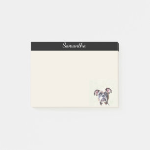 Notes de post-it personnalisées par chien de