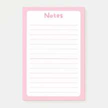 Notes de Post-it® simples et simples, minimalistes