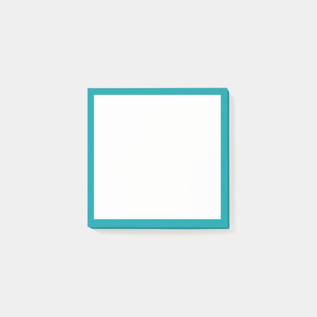 Notes de post-it turquoises (Devant)