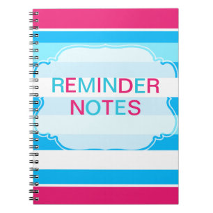 Notes de rappel Carnet photo spirale