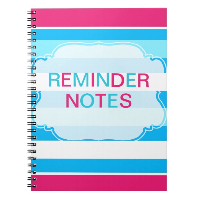 Notes de rappel Carnet photo spirale (Devant)