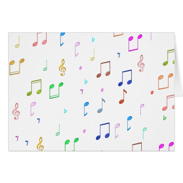 Notes et symboles de musique (Devant horizontal)