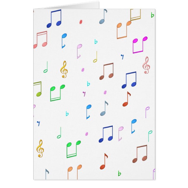 Notes et symboles de musique (Devant)