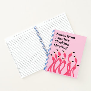 Notes from Another Flocking Meeting Funny Office Notebook