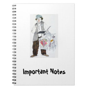 Notes importantes - carnet Otto Griebling de photo
