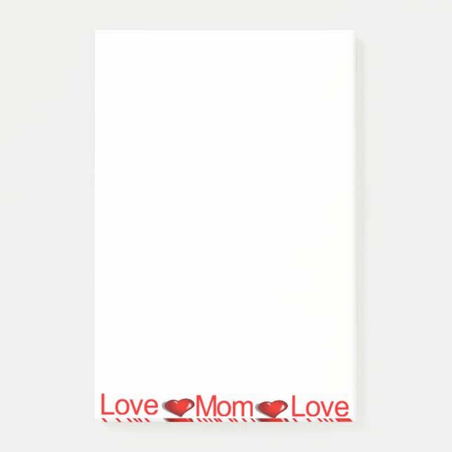 Notes Love Mom  (Front)