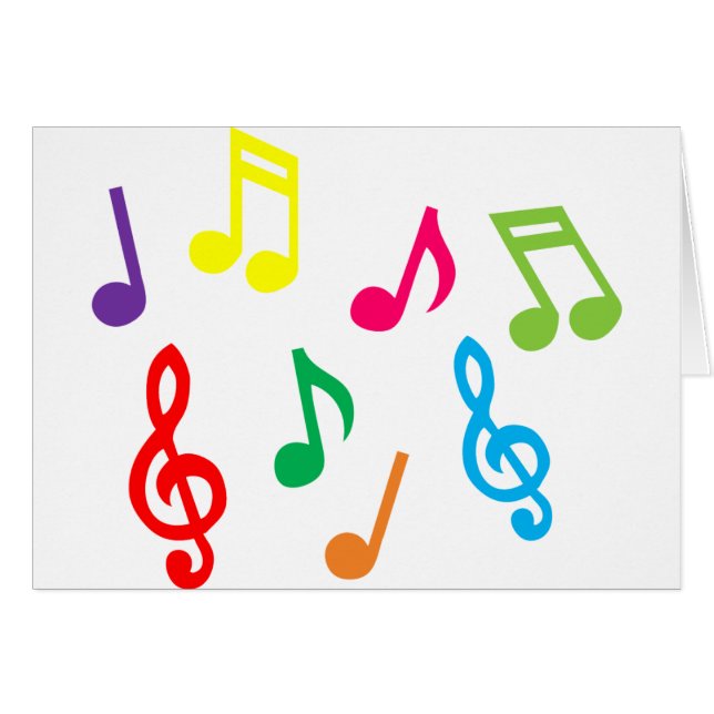 Notes musicales (Devant horizontal)