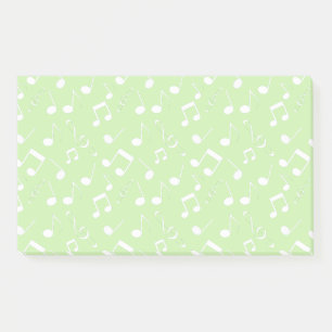 Notes musicales blanches Design Post-It Notes