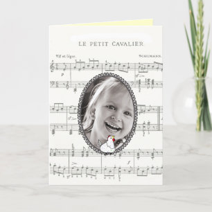 Notes musicales Carte d'anniversaire de Personnali