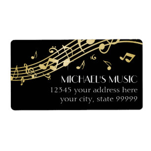 Notes musicales d'affaires de la musique moderne d