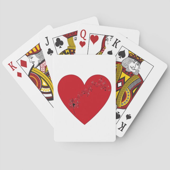 Notes musicales dans le coeur, Cartes de Jeu Class (dos)