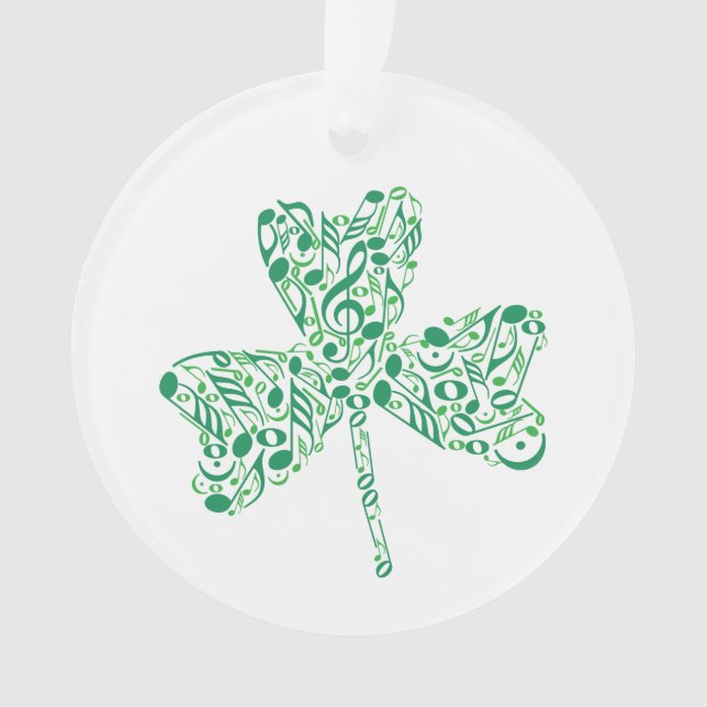 Notes musicales shamrocks (devant)