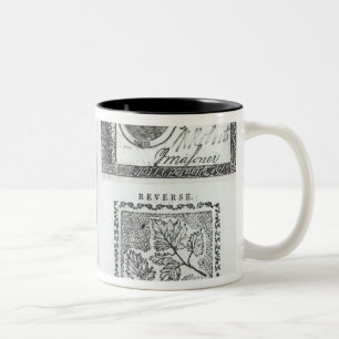 Notes of the Continental Currency Two-Tone Coffee Mug